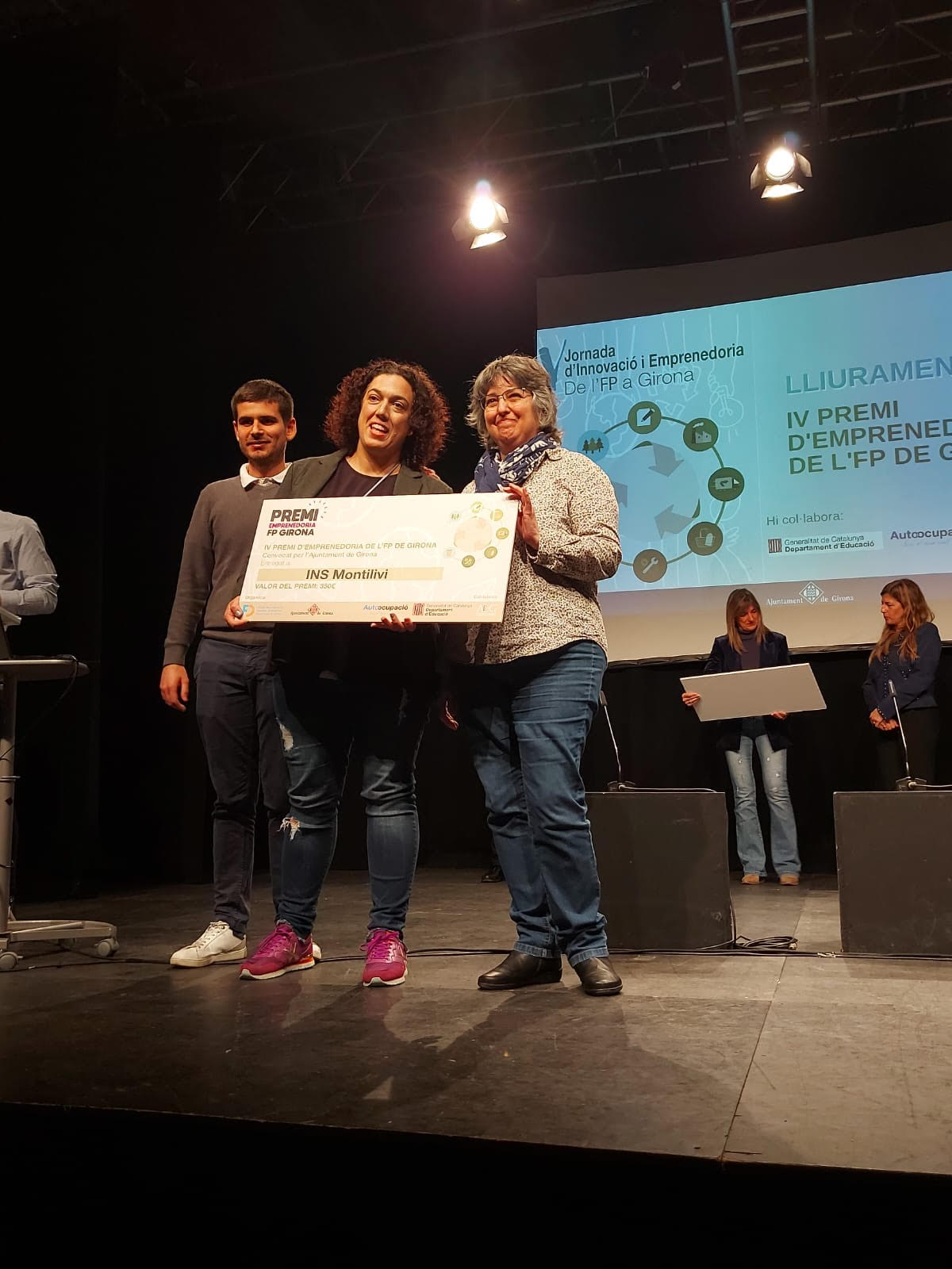 Premi alumnes de Gestió Administrativa Jornada d'innovació i emprenedoria FP de Girona