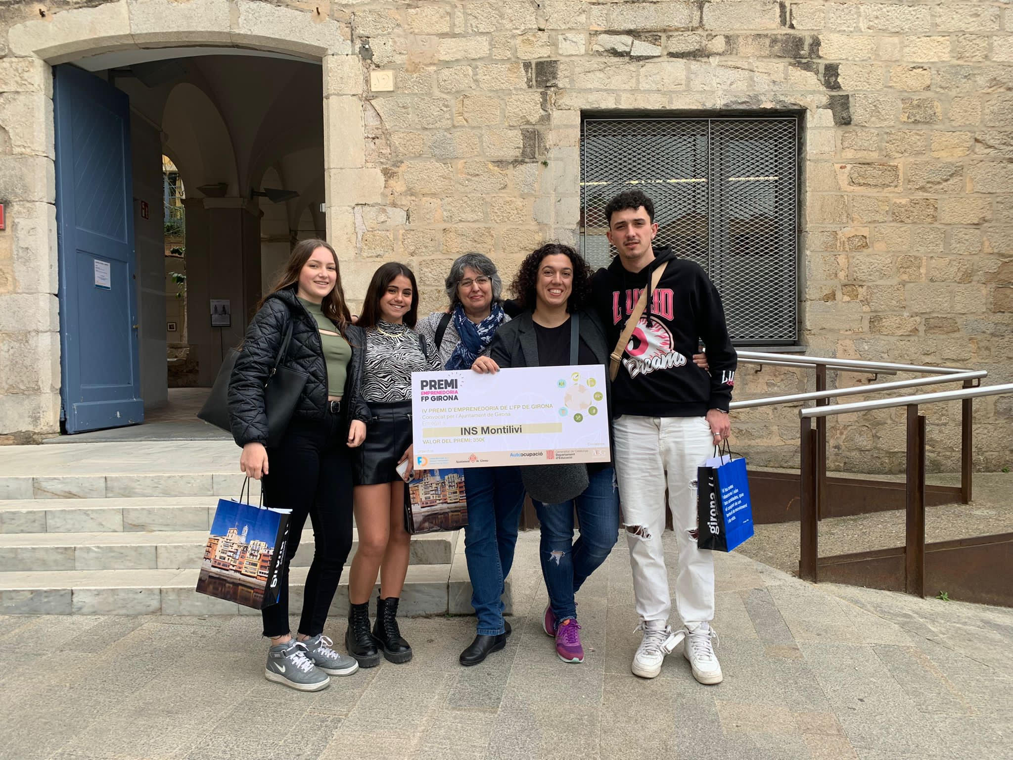 Premi alumnes de Gestió Administrativa Jornada d'innovació i emprenedoria FP de Girona