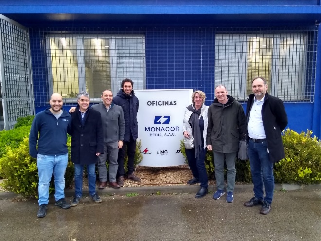 Visita a empreses del sector i al departament d’electrònica de l’Institut d’una escola d’electricitat/electrònica de Colònia