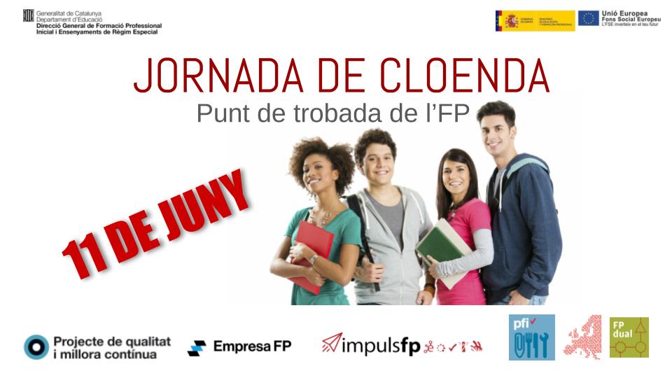 Jornada de Cloenda de Programes i Projectes de FP