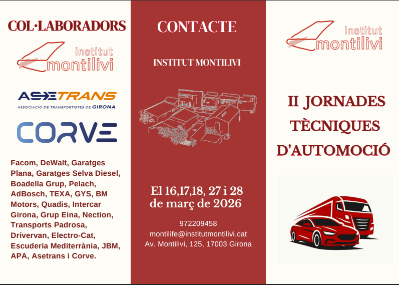 II JORNADES TÈCNIQUES DE L'AUTOMOCIÓ I LA MOBILITAT