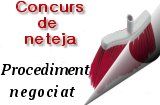 Concurs Públic de Neteja. Procediment Negociat.