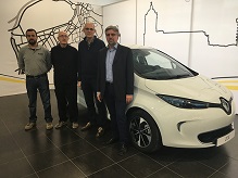 El Departament d’Automoció de l'Institut Montilivi disposa d’un vehicle elèctric Renault ZOE